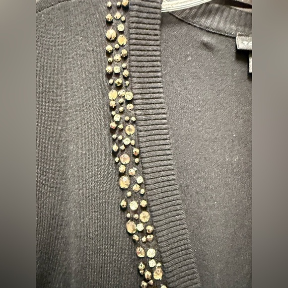Torrid 3 Black Pearl Embellished Cardigan - Picture 4 of 4